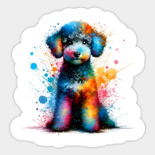 Pumi in a Vivid Paint Splash Wonderland Sticker